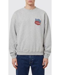 Represent - Graphic Print Cotton Crewneck Sweatshirt With Dropped Shoulders - Lyst