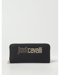 Just Cavalli - Ziparound Wallet With Logo - Lyst