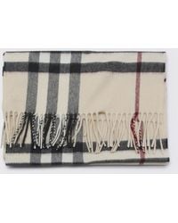 Burberry - Vintage Check Print Cashmere Scarf - Lyst