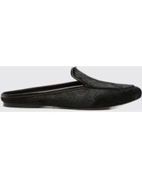 forte_forte - Pony Hair Mules With Round Toe And Low Heel - Lyst