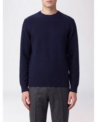 Kangra - Wool And Cashmere Blend Crewneck Sweater With Ribbed Trims - Lyst