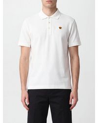 Versace - Polo En Coton Avec Logo Medusa Et Col Côtelé - Lyst
