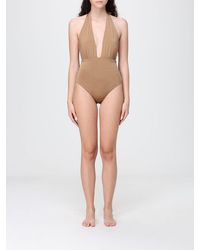 Max Mara - Swimsuit Camel - Lyst