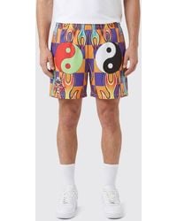 Liberal Youth Ministry - Printed Nylon Shorts - Lyst
