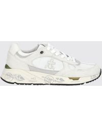 Premiata - Mased Suede And Nylon Sneakers - Lyst