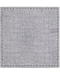Brunello Cucinelli - Geometric Pattern Silk Pochette - Lyst