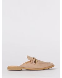 Tod's - Suede Slippers - Lyst