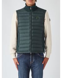 Colmar - Quilted Polyester Padded Gilet With Turtleneck - Lyst