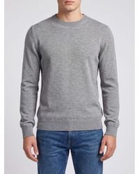 Ballantyne - Long-Sleeved Ribbed Crewneck Jumper - Lyst