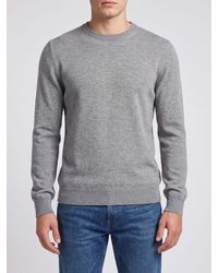 Ballantyne - Long-Sleeved Ribbed Crewneck Jumper - Lyst