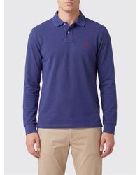 Polo Ralph Lauren - Long-Sleeved Slim Fit Cotton Polo Shirt - Lyst