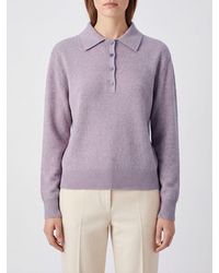 Rohe - Long-Sleeved Knit Polo - Lyst