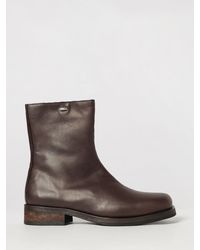 Our Legacy - Suede Calfskin Ankle Boots With Vibram Sole - Lyst