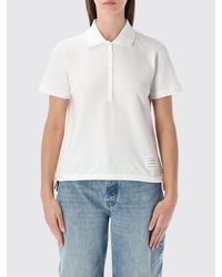 Thom Browne - 4-Bar Cotton Polo - Lyst