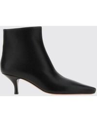 Paris Texas - Smooth Leather Ankle Boots With Stiletto Heel And Pointed Toe - Lyst