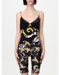 Versace Jeans Couture - Printed Viscose Top - Lyst