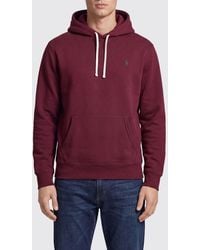 Polo Ralph Lauren - Cotton Hoodie With Iconic Embroidered Pony Logo - Lyst