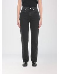 Loulou de Saison - Cotton Denim Slim Fit Jeans - Lyst