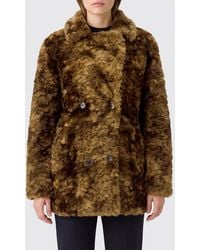Isabel Marant - Jya Short Double-Breasted Faux Fur Coat - Lyst