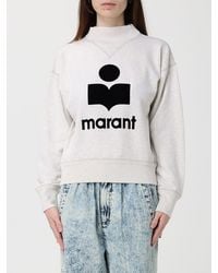 Isabel Marant - Moby Cotton Logo Sweatshirt - Lyst
