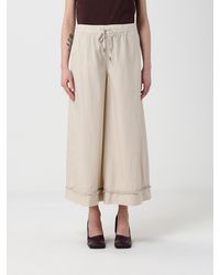 Mason's - Cotton Wide Leg Trousers - Lyst