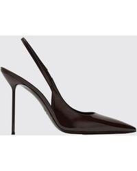 Paris Texas - Lidia Patent Leather Slingback Pumps With High Heel - Lyst