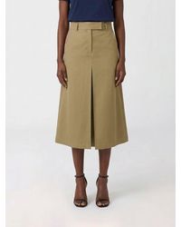Filippa K - Cotton Tailored Skirt - Lyst