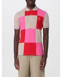 Comme des Garçons - Comme Des Gar&Ccedil	Ons Check Cotton Slim Fit Polo Shirt With Embroidered Logo - Lyst