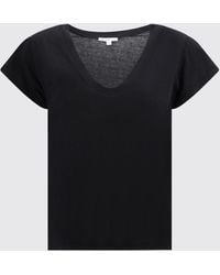 James Perse - Basic Cotton T-Shirt - Lyst