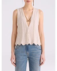 Momoní - Momon&Igrave Cotton Knit Vest - Lyst