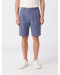 Herno - Shorts Chinos De Crepé Con Trabillas Para Cinturón - Lyst