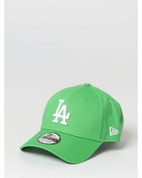 KTZ - 9Forty Los Angeles Dodgers Cotton Cap With Embroidered Logo - Lyst