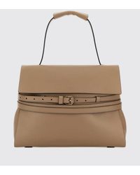 Moschino - Tie Me Leather Bag - Lyst