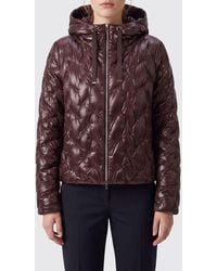 Herno - Short Quilted Nylon Hooded Puffer Jacket With Zip Closure - Lyst