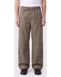 DARKPARK - Wide-Leg Stretch-Cotton Trousers With An Elasticated Drawstring Waist - Lyst