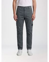 C.P. Company - Stretch Cotton Cargo Trousers - Lyst