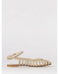 Anna F. - Laminated Leather Sandals - Lyst