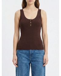 Elisabetta Franchi - Jersey Tank Top - Lyst