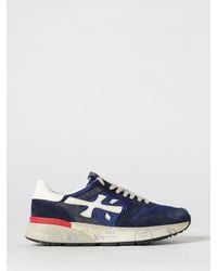 Premiata - Mick Suede And Nylon Sneakers - Lyst