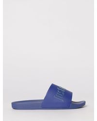Just Cavalli - Rubber Sliders With Printed Logo - Lyst