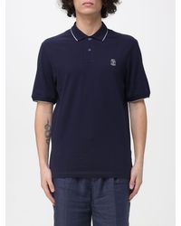 Brunello Cucinelli - Cotton Polo Shirt - Lyst