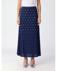 Rabanne - High-Waisted Midi Pencil Skirt - Lyst