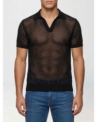 Tom Ford - Cotton And Silk Polo Shirt - Lyst