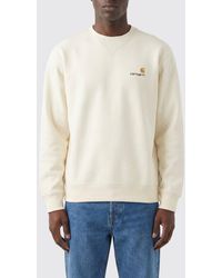 Carhartt - Cotton Blend Crewneck Sweatshirt With Logo - Lyst