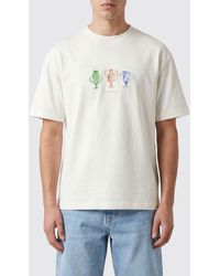 Drole de Monsieur - Cotton T-Shirt With Graphic Print And Vintage Logo - Lyst