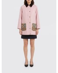 Valentino - Cotton And Linen Jacket With Floral Pockets - Lyst