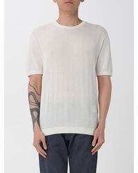 Emporio Armani - Crew Neck Cotton Pullover - Lyst