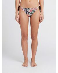 Philipp Plein - Chain Flower Print Bikini Brief Swimsuit - Lyst