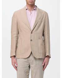 Manuel Ritz - Single Breasted Linen Blazer - Lyst