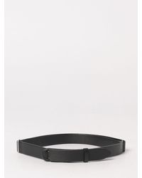 Orciani - Nobuckle Hammered Leather Belt - Lyst